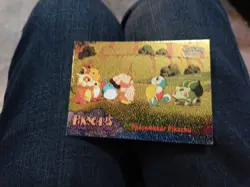 Pokemon TCG Peacemaker Pikachu Pokemon Topps Pikachu's Vacation 46 Holo Foil - Image 1