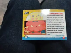 Pokemon TCG Peacemaker Pikachu Pokemon Topps Pikachu's Vacation 46 Holo Foil - Image 3