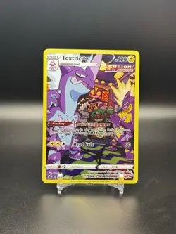 2023 POKEMON SWSH CROWN ZENITH #GG09 TOXTRICITY GALARIAN GALLERY - NM - Image 3