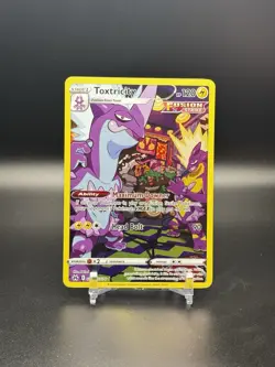 2023 POKEMON SWSH CROWN ZENITH #GG09 TOXTRICITY GALARIAN GALLERY - NM - Image 5