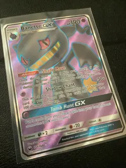 Banette GX SV61/SV94 Pokemon TCG Hidden Fates: Shiny Vault NM Full Art - Image 2