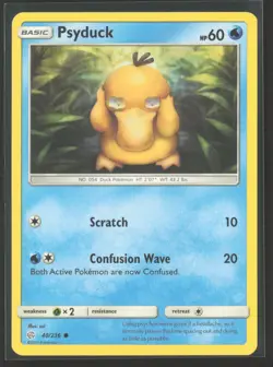 Psyduck 40/236 Common Cosmic Eclipse Pokemon Near Mint - Image 1