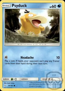 Psyduck 26/181 C Team Up Pokemon NM/M - Image 3