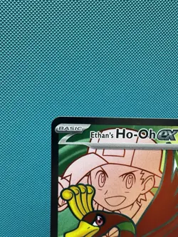 Pokemon TCG S&V Destined Rivals Ethan's Ho-Oh EX 209/182 - Image 2