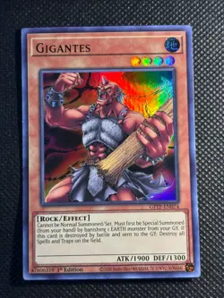 Yugioh - Gigantes GFTP-EN074 1st Editon Ultra Rare NM - Image 1