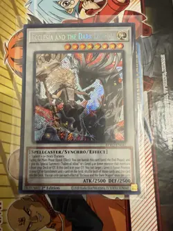 Ecclesia and the Dark Dragon BPRO-EN041 Secret Rare NM Yugioh - Image 1