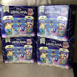 Disney Lorcana Costco Inklands Bundle Box Pirate Mickey Foil Promo New Lot Of 4! - Image 1