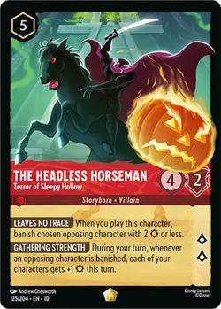 The Headless Horseman 125/204/EN-10/Whispers in the Well/Disney Lorcana/TCG - Image 1