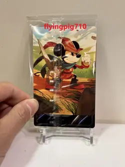DISNEY EXCLUSIVE CHINESE LORCANA TCG MICKEY MOUSE & MOANA SET OF 2 COMBO PROMO - Image 5