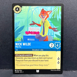 2023 DISNEY LORCANA RISE OF THE FLOODBORN NICK WILDE 154/204 UNCOMMON - Image 1