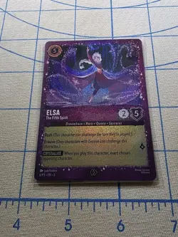 Elsa - The Fifth Spirit Promo Card 6/P3 Disney Lorcana TCG - Image 2