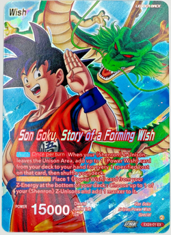 Son Goku Story of a Forming Wish EX24-01 Foil | Dragon Ball Super Card Game NM - Image 1