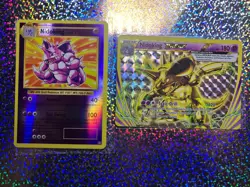 2016 Pokemon TCG Evolutions: 46/108 Nidoking BREAK; Reverse Holo 45/108 Nidoking - Image 1