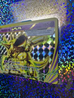 2016 Pokemon TCG Evolutions: 46/108 Nidoking BREAK; Reverse Holo 45/108 Nidoking - Image 3