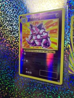 2016 Pokemon TCG Evolutions: 46/108 Nidoking BREAK; Reverse Holo 45/108 Nidoking - Image 5
