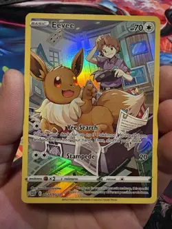 Pokemon Eevee TG11/TG30 Trainer Gallery Holo Card Brilliant Stars Mint - Image 1