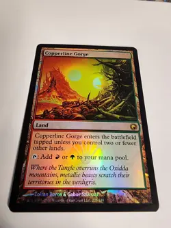MTG NM Copperline Gorge Scars of Mirrodin Foil. Magic The Gathering - Image 4