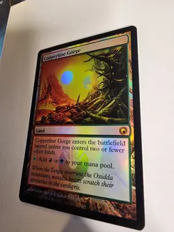 MTG NM Copperline Gorge Scars of Mirrodin Foil. Magic The Gathering - Image 5