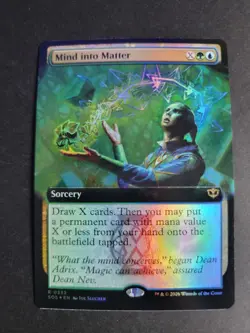 Mind into Matter (Extended Art Foil) Rare MTG Secrets of Strixhaven - Image 1