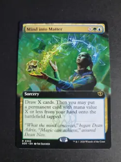 Mind into Matter (Extended Art) Rare MTG Secrets of Strixhaven - Image 1