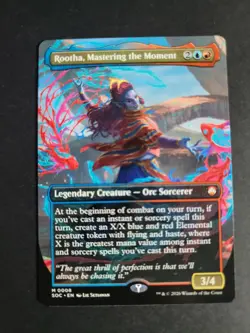 Rootha, Mastering the Moment (Borderless) Mythic Secrets of Strixhaven Commander - Image 1