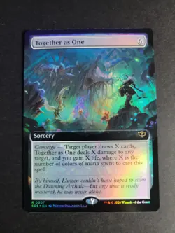 Together as One (Extended Art Foil) Rare MTG Secrets of Strixhaven - Image 1