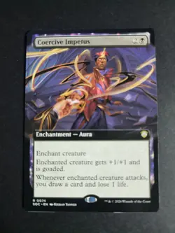 Coercive Impetus (Extended Art) Rare MTG Secrets of Strixhaven Commander - Image 1