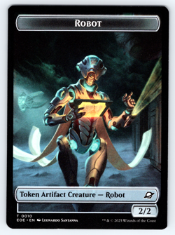 Tezzeret, Cruel Captain Emblem | Robot Token - NONFOIL Edge of Eternities MTG - Image 2