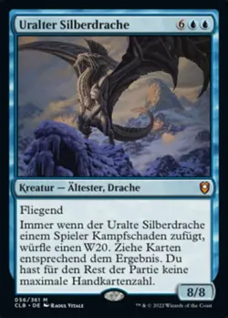 Uralter Silberdrache / Ancient Silver Dragon - BALDUR's GATE - deutsch (nm +) - Image 1