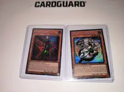 2 Yugioh Collector's Rares Dracotail Lukias and K900 Lupis Cards Justice Hunters - Image 1