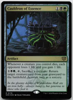 Cauldron of Essence Foil Secrets of Strixhaven 179 NM R - Image 1