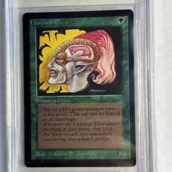 MTG BETA Llanowar Elves BGS 9 Quad+ MINT (with Gem Mint surface) 1993 - Image 3