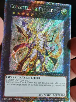 Yugioh Constellar Pleiades RA04-EN164 1st Platinum Secret NM - Image 3