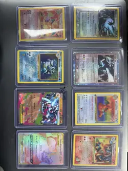 Pokemon TCG 8 Card Lot Charizard Rayquaza Blastoise Lugia Holo Foil - Image 1