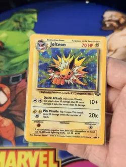 Pokemon Jolteon Jungle 4/64 Holo Rare 1999 - Vintage - Image 1