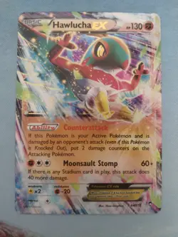 Hawlucha EX 64/111 - Furious Fists - Pokemon TCG - NM - Image 1