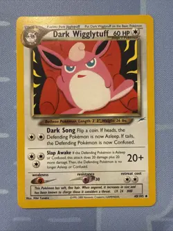 ✨ Vintage Pokemon TCG Dark Wigglytuff 2002 Neo Destiny 40/105 ✨ - Image 1