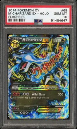 Pokemon M Charizard EX XY Flashfire Holo Rare #69 PSA 10 Gem Mint - Image 1