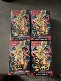 Pokemon TCG Ascended Heroes Booster Bundle Sealed New (4 Boxes) - Image 1