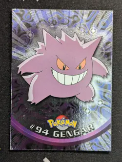 Gengar #94 2000 TV Animation Edition Blue Logo MP HOLO FOIL Topps Pokemon - Image 1