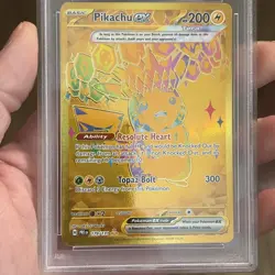 Pikachu Ex 179/131 PSA 10 Perfect CopyUUPrismatic Evolutions English Pokemon - Image 3