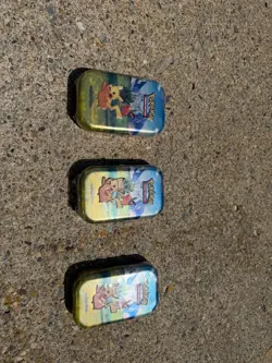 Pokemon Ascended Heroes Mini Tins Lot of (3) Factory Sealed Pikachu & Tepig - Image 1
