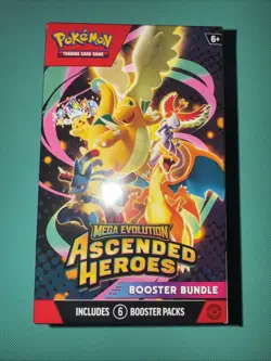 Pokemon TCG Mega Evolution Ascended Heroes Booster Bundle New Factory Sealed - Image 1