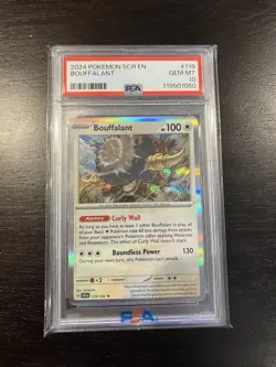 Pokemon Scr En-stellar Crown Bouffalant 119 PSA 10 GEM MINT - Image 4