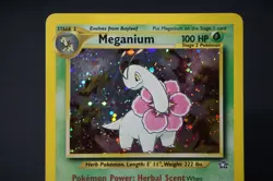 Pokemon Neo Genesis Meganium Holo #10 - Image 3
