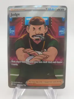 Judge Trainer Full Art Ultra Rare 228/091 Pokemon 2024 Paldean Fates NM/M - Image 1