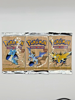 1999 Pokemon WOTC Fossil Booster Packs - All 3 Designs - Factory Sealed - W Case - Image 2
