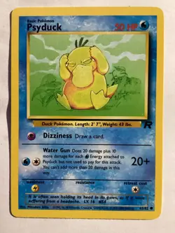 Pokemon WOTC TCG Vintage Psyduck 65/82 Team Rocket Regular MINT !! - Image 1