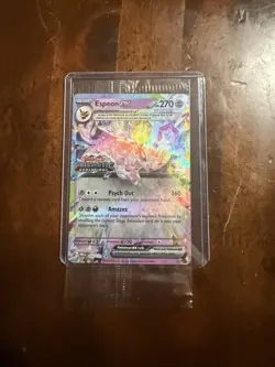 Espeon ex 034/131 Surprise Box Stamped Promo Prismatic Evolutions Sealed - Image 1