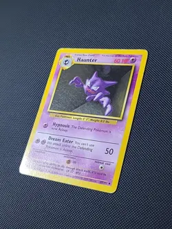 Haunter 29/102 WotC Base Set Unlimited Vintage Uncommon Pokemon TCG (HP) - Image 5